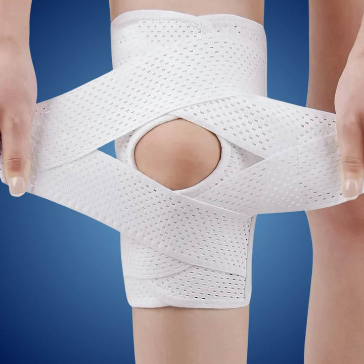 FlexGuard Knee Pads | with Support Compression Springs and Tension Strap - for Stability - Pain Relief and Protection Stornfield