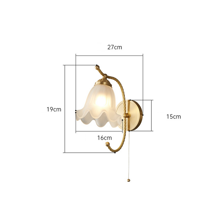 VintageGlow – Retro Glass Wall Light for Atmosphere | Stornfield