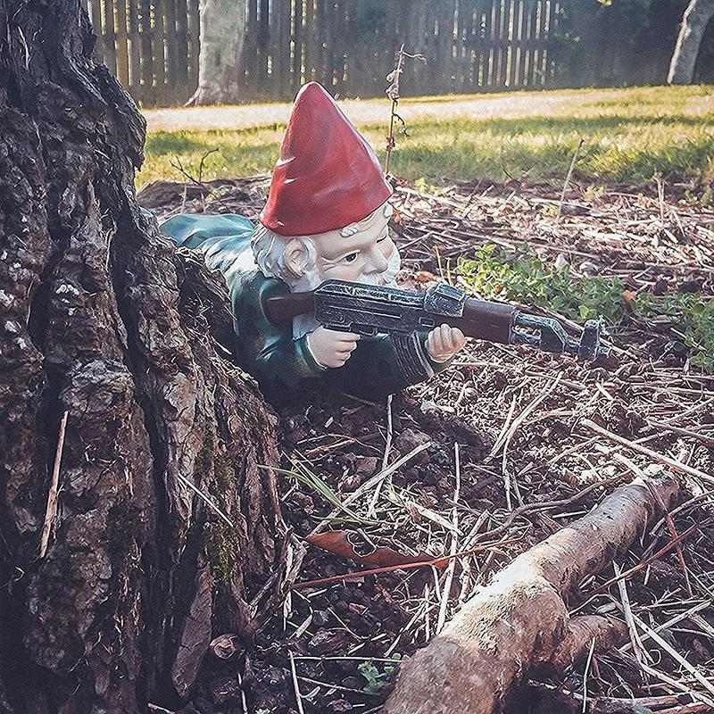 Stornfield | Nain de jardin militaire avec uniforme de camouflage