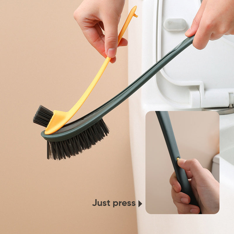 Double-Sided Flocking Toilet Cleaning Brush | Stornfield