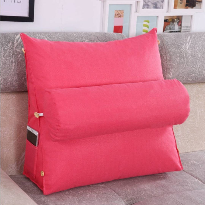 LoungeEase | Back Support Pillow for Reading and TV - Adjustable Bed Cushion for Lumbar Support - Posture Comfort - Stornfield Multi-purpose Pillow