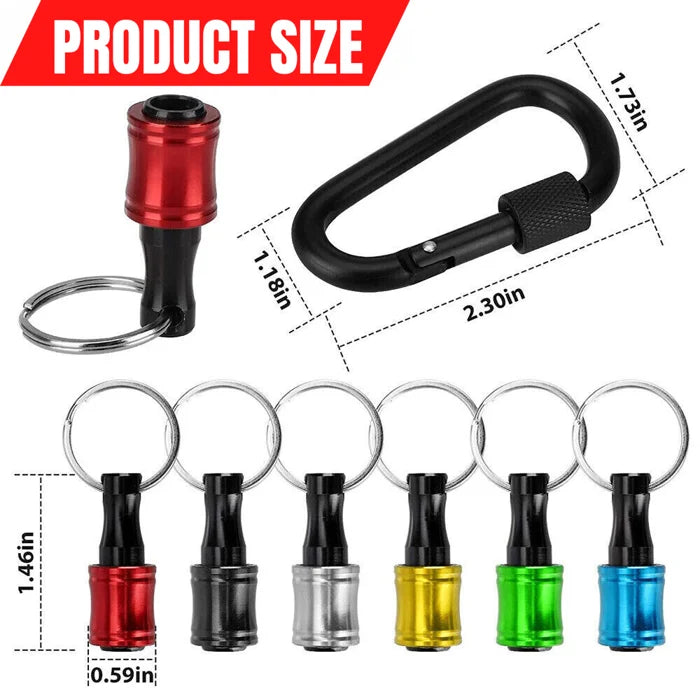 1/4" Hex screwdriver head holder hiking buckle | Stornfield