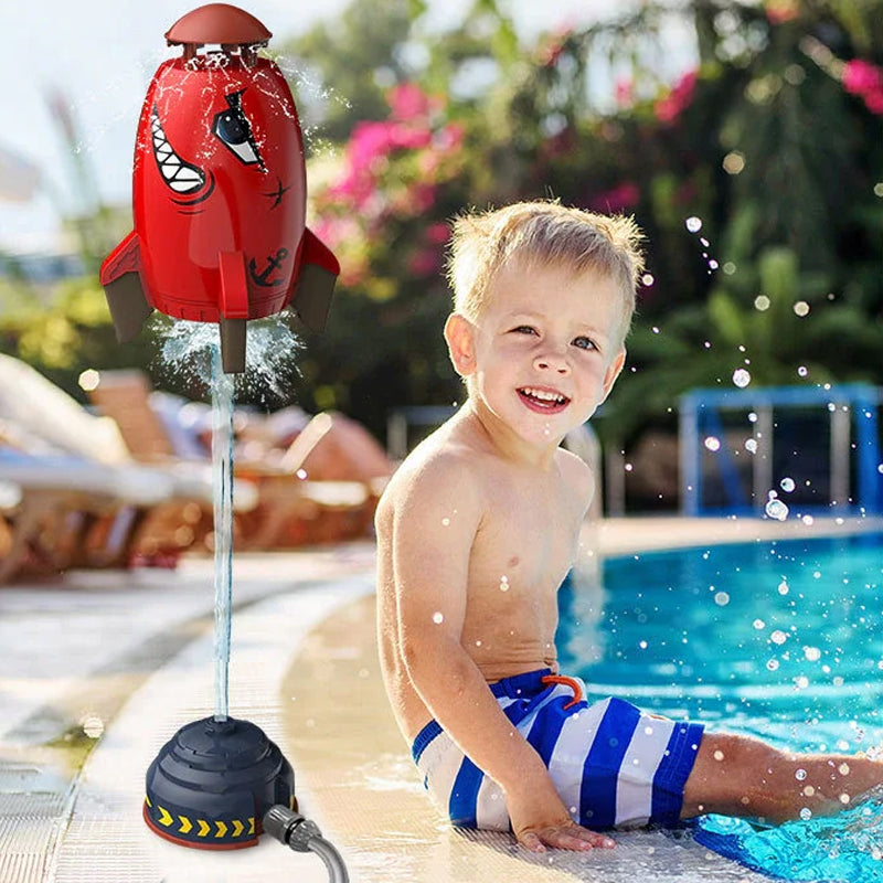 Summer Toy Rocket Sprinkler for Outdoors | Stornfield
