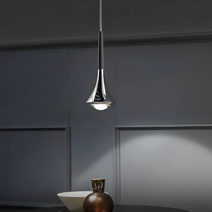 Stornfield | LumiDrop Nordic Design Pendant Lights | Droplet Shape | Elegant LED Light for Dining Room & Living Room | In Black, Gold & Chrome
