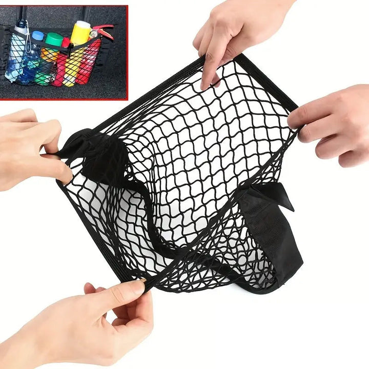 Plastic bag storage mesh bag (With adhesive tape) | Stornfield
