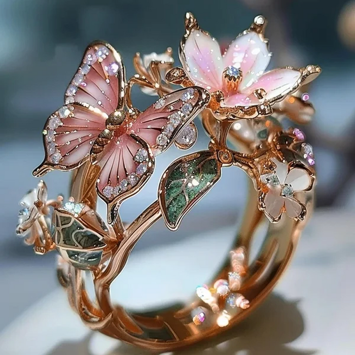 Butterfly flower ring | Stornfield