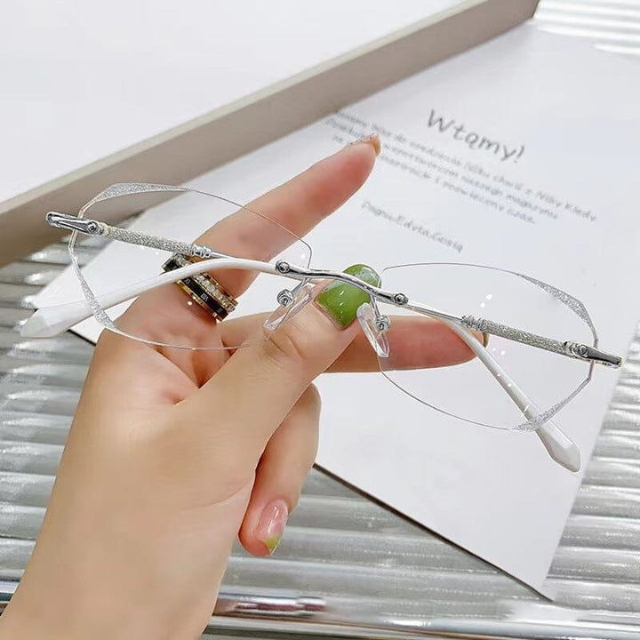 Stornfield | Fashionable rimless anti-blue light reading glasses