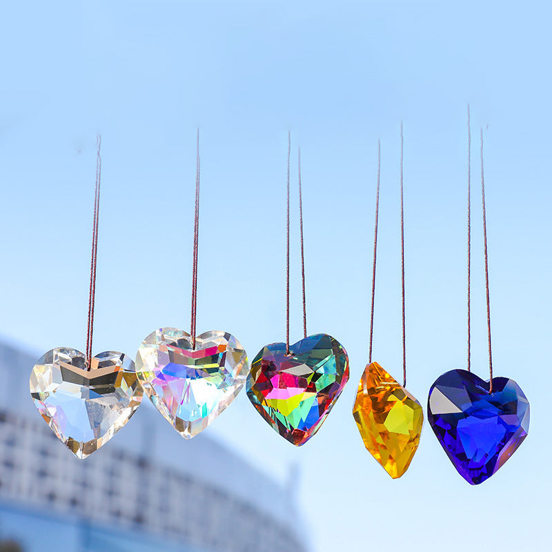 Stornfield | GlimmerHeart Attractive Heart-Shaped Light Catcher – Mesmerizing Light Effects for Your Home