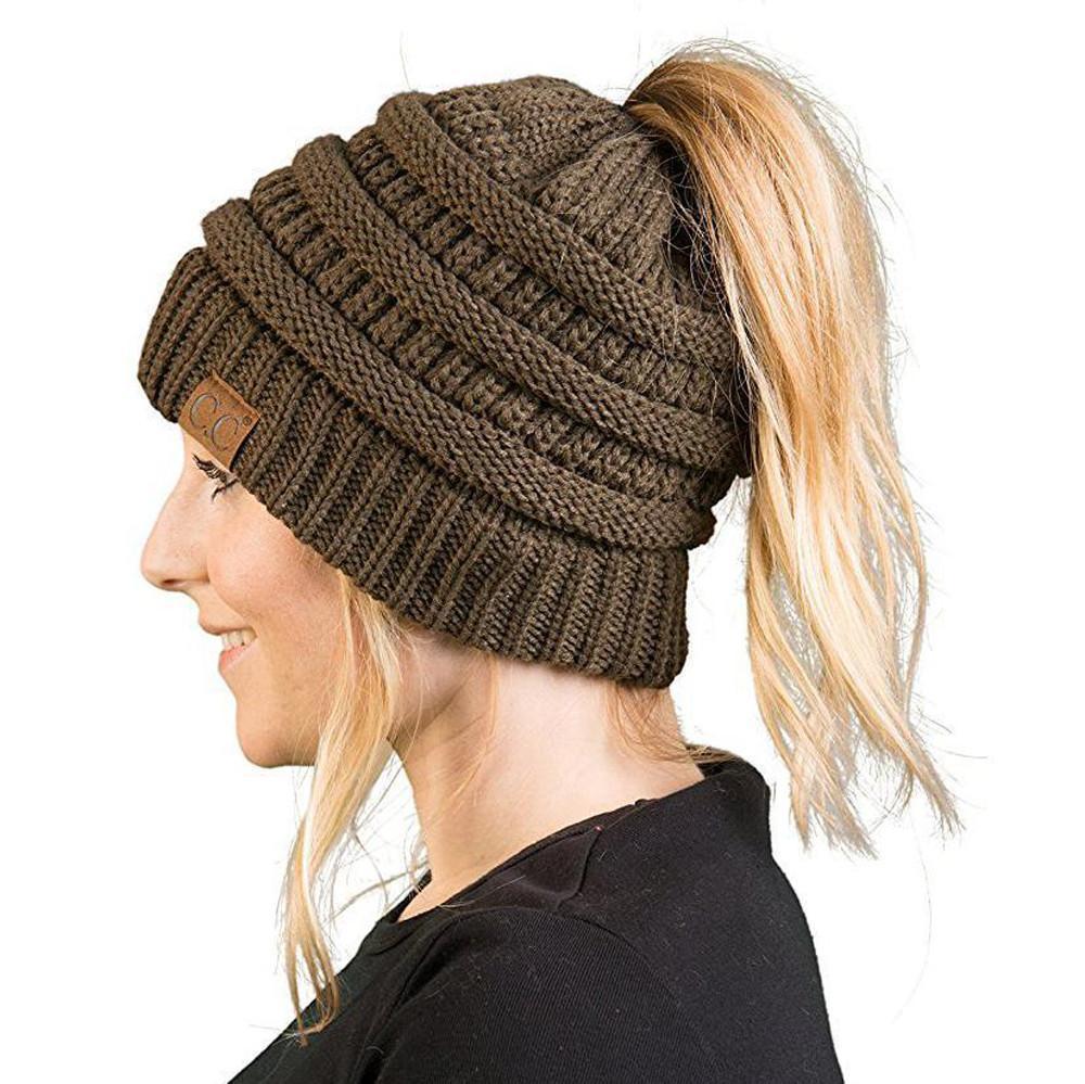 Knit Ponytail Beanie | Stornfield