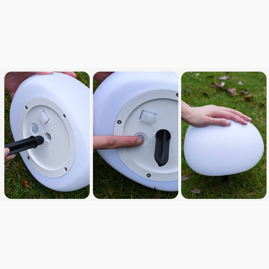 Solar Waterproof PE Spherical LED Outdoor Decorative Lawn Light | Stornfield