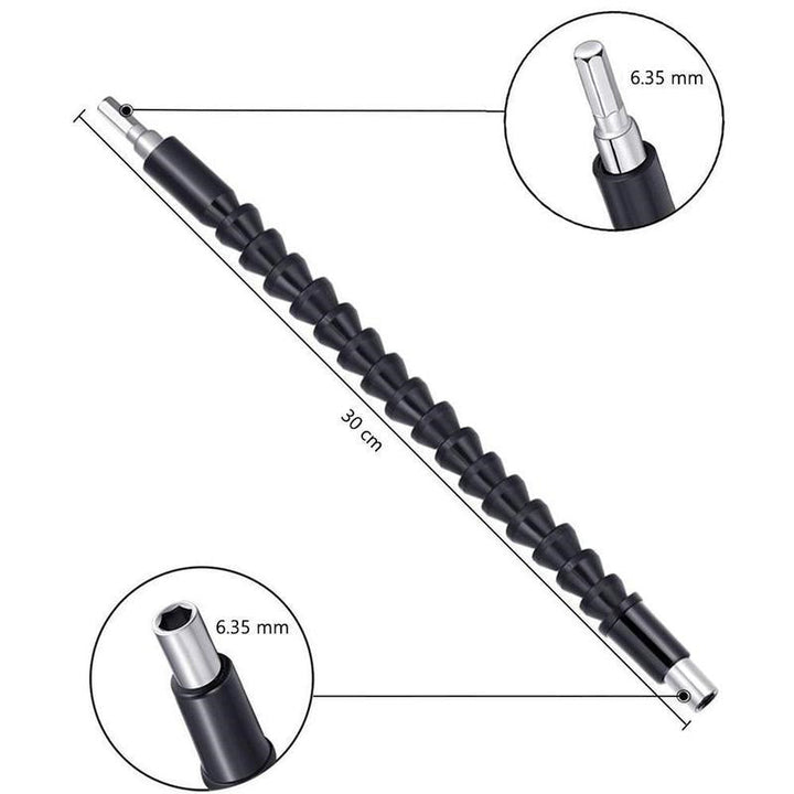 Flexible Drill Bit Extension Soft Shaft Screwdriver | Stornfield