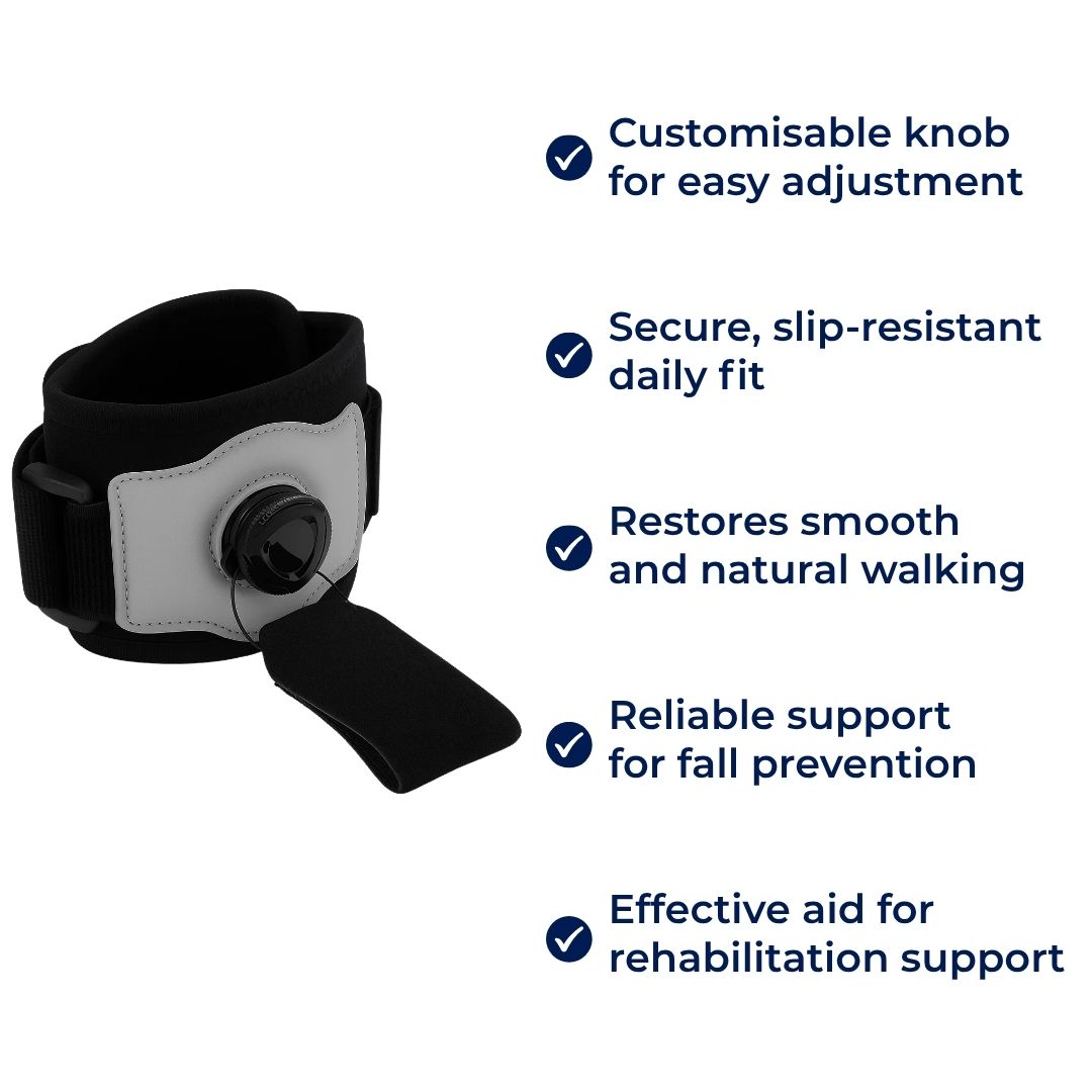 Adjustable AFO Support – Breathable & Lightweight – Prevents Trips – Improves Balance & Walking Confidence Stornfield