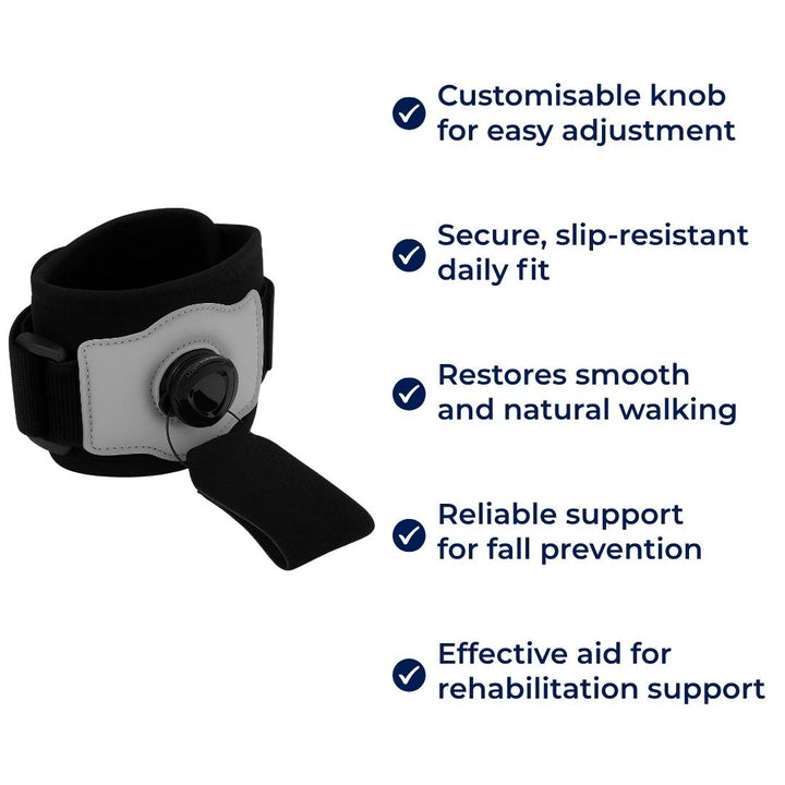 Adjustable AFO Support – Breathable & Lightweight – Prevents Trips – Improves Balance & Walking Confidence Stornfield