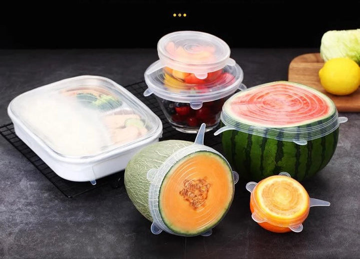EcoLid - 6 Silicone Reusable Stretch Covers | Stornfield