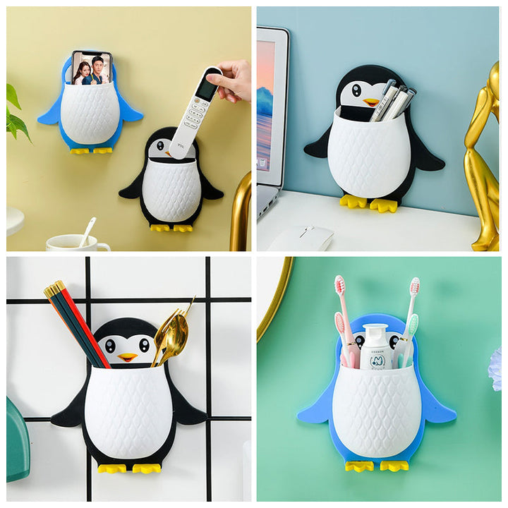 Penguin Shape Wall Mount Phone Holder | Stornfield