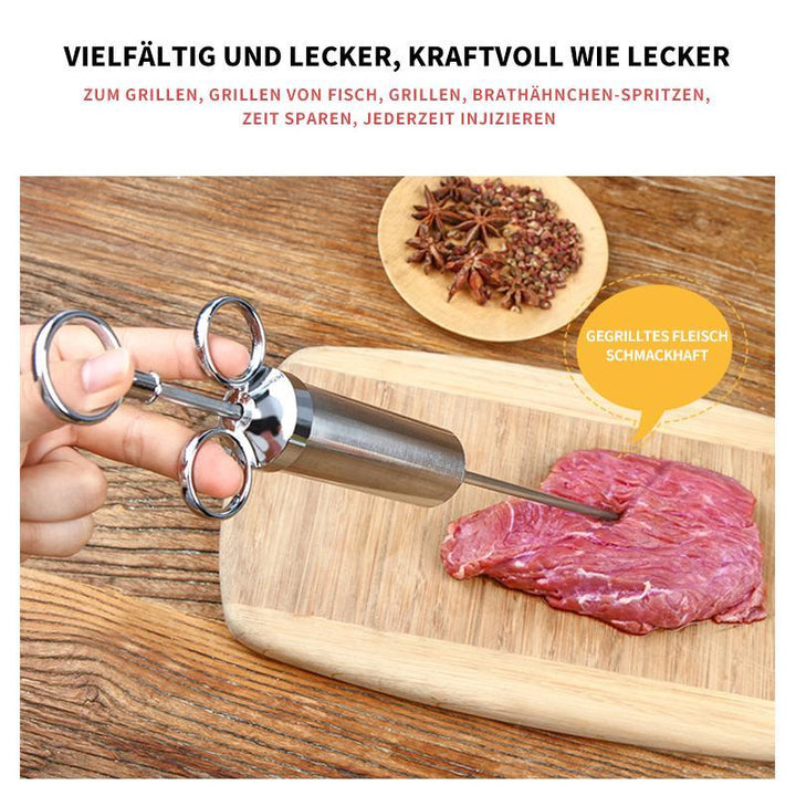 304 Marinade Injector made of Stainless Steel for Marinating Meat in the Kitchen | Stornfield