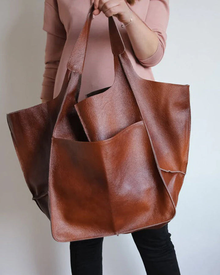 Stornfield | Sac en cuir chic et durable avec grande capacité - Élégant, sac à main pour femmes polyvalent
