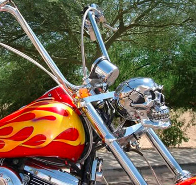 Stornfield | LED Motorcycle Skull Light