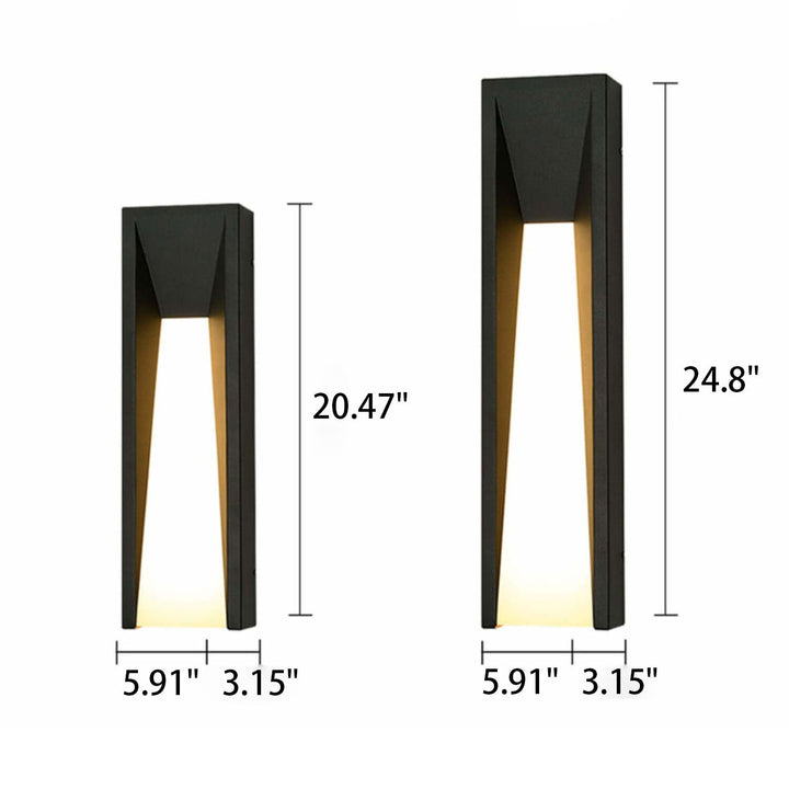 Waterproof Simple Strip Design LED Outdoor Wall Sconce Lamp | Stornfield