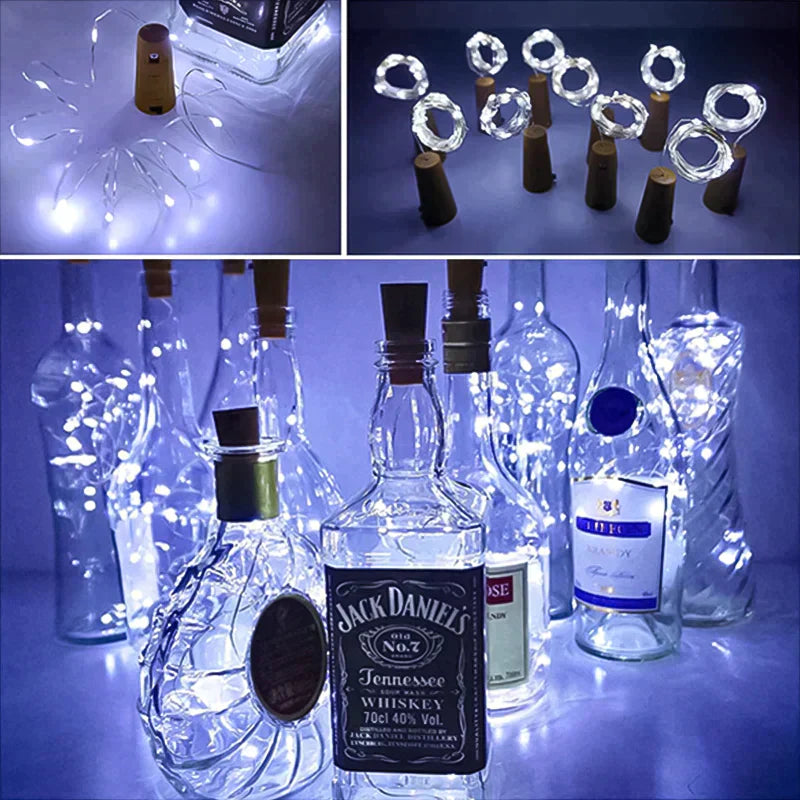 LED Wine Bottle Lights Cork Night Light DIY Decor Lift - Piece | Stornfield