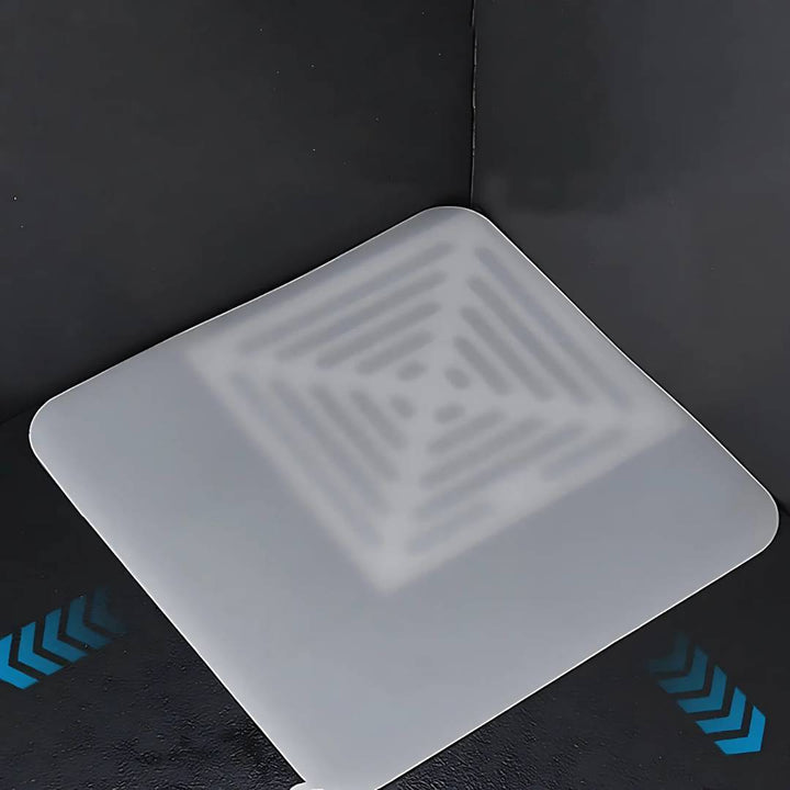 EcoFlow Silicone Shower Drain Cover | Odor-Absorbing Mat - Traps Hair and Debris - Prevents Shower Clogs