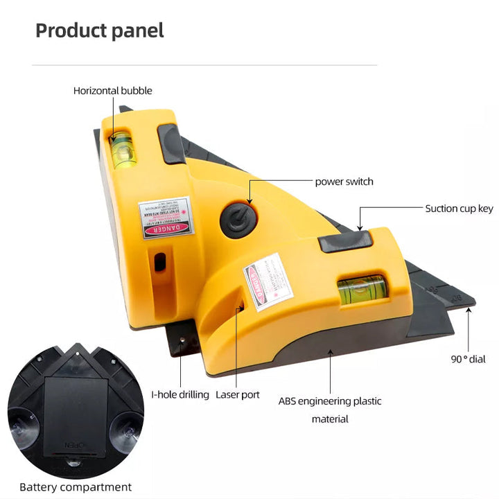 Multifunctional 90° Angle Laser Level | Stornfield