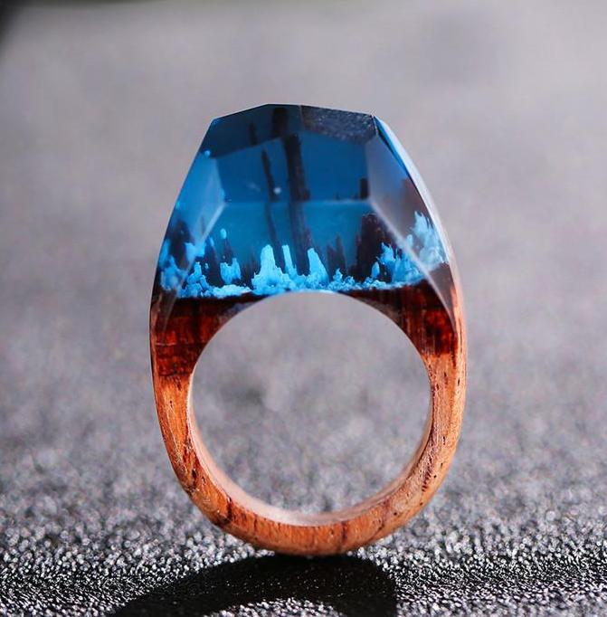 Quanta - Magic Forest Resin Ring | Stornfield