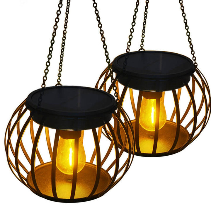 Solar Pumpkin Lantern Design LED Outdoor Hanging Decorative Light | Stornfield