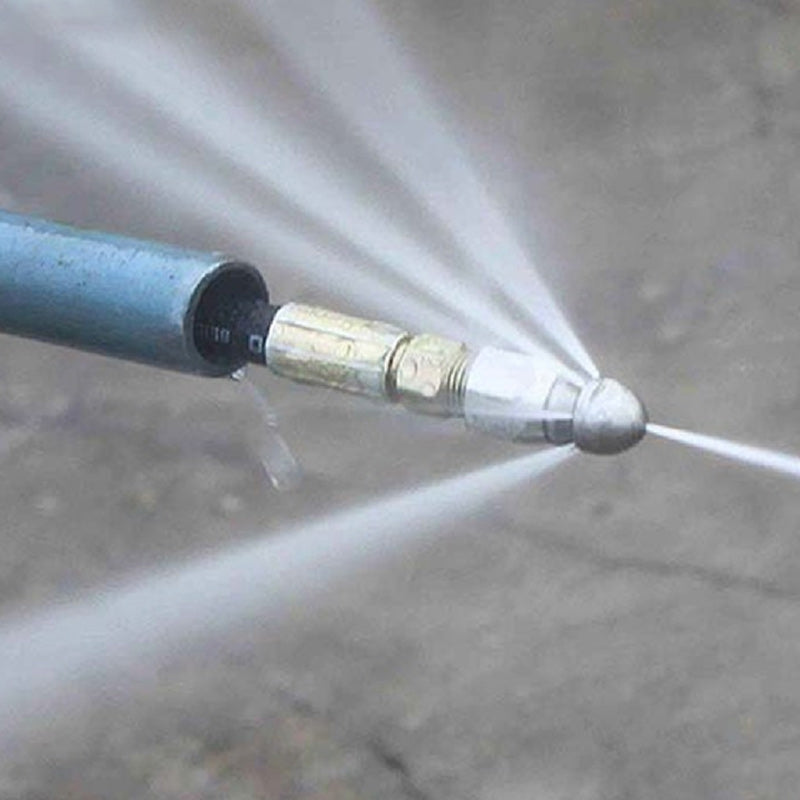 High pressure nozzle made of stainless steel for unclogging wastewater pipes | Stornfield