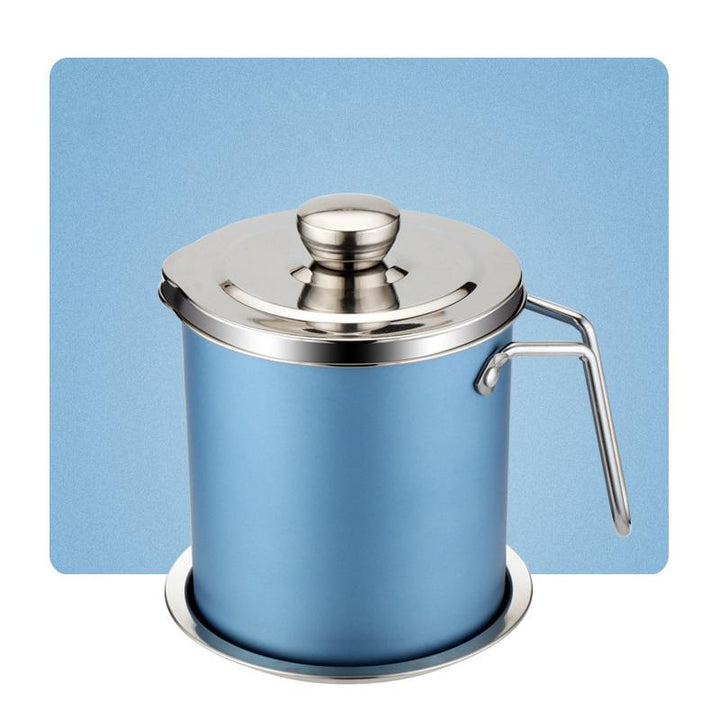 Stainless Steel Oil Strainer Storage Can | Stornfield