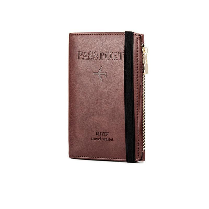 Men's Leather Passport Wallet with RFID Blocking | Stornfield