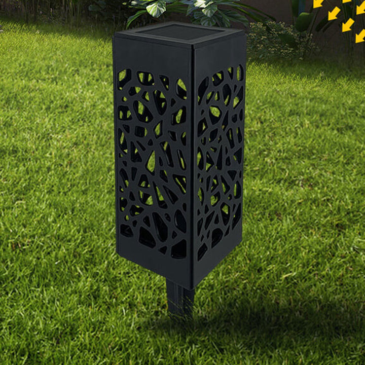 Creative Hollow Square Column LED Outdoor Lawn Ground Insert Landscape Light | Stornfield