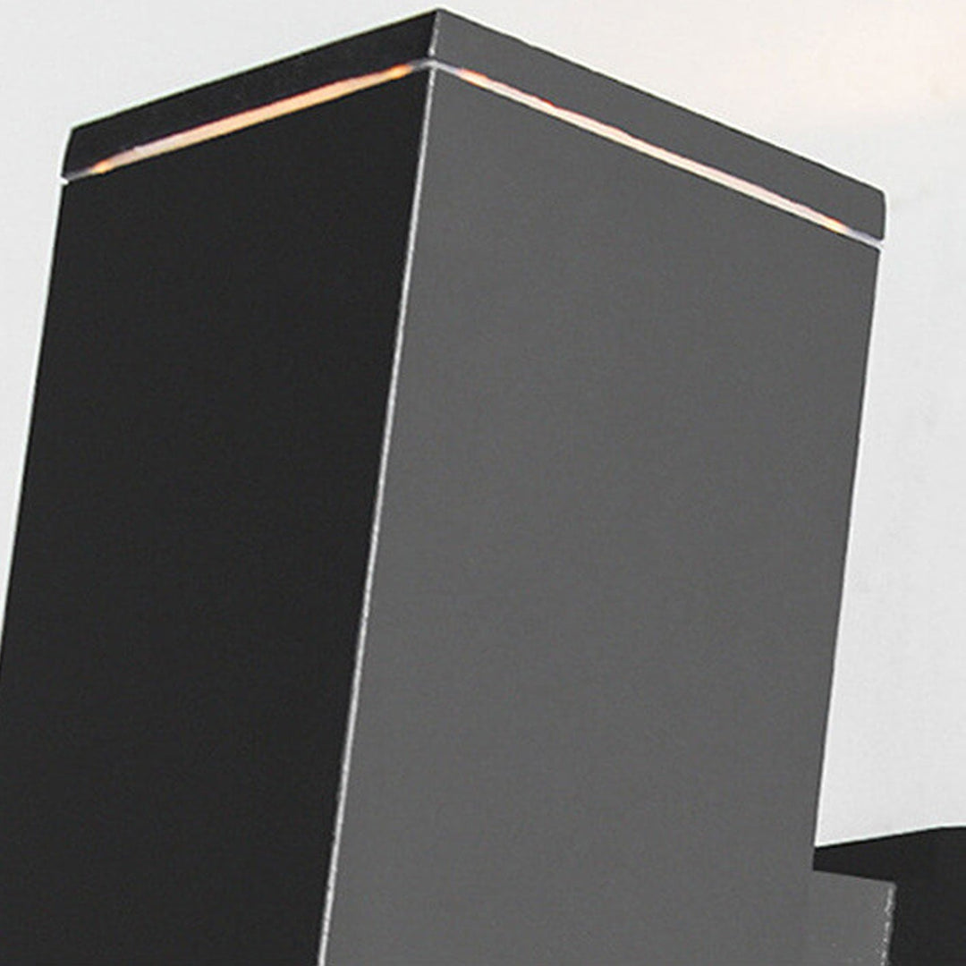 Modern Minimalist Square Column LED Luminous Outdoor Waterproof Wall Sconce Lamp | Stornfield
