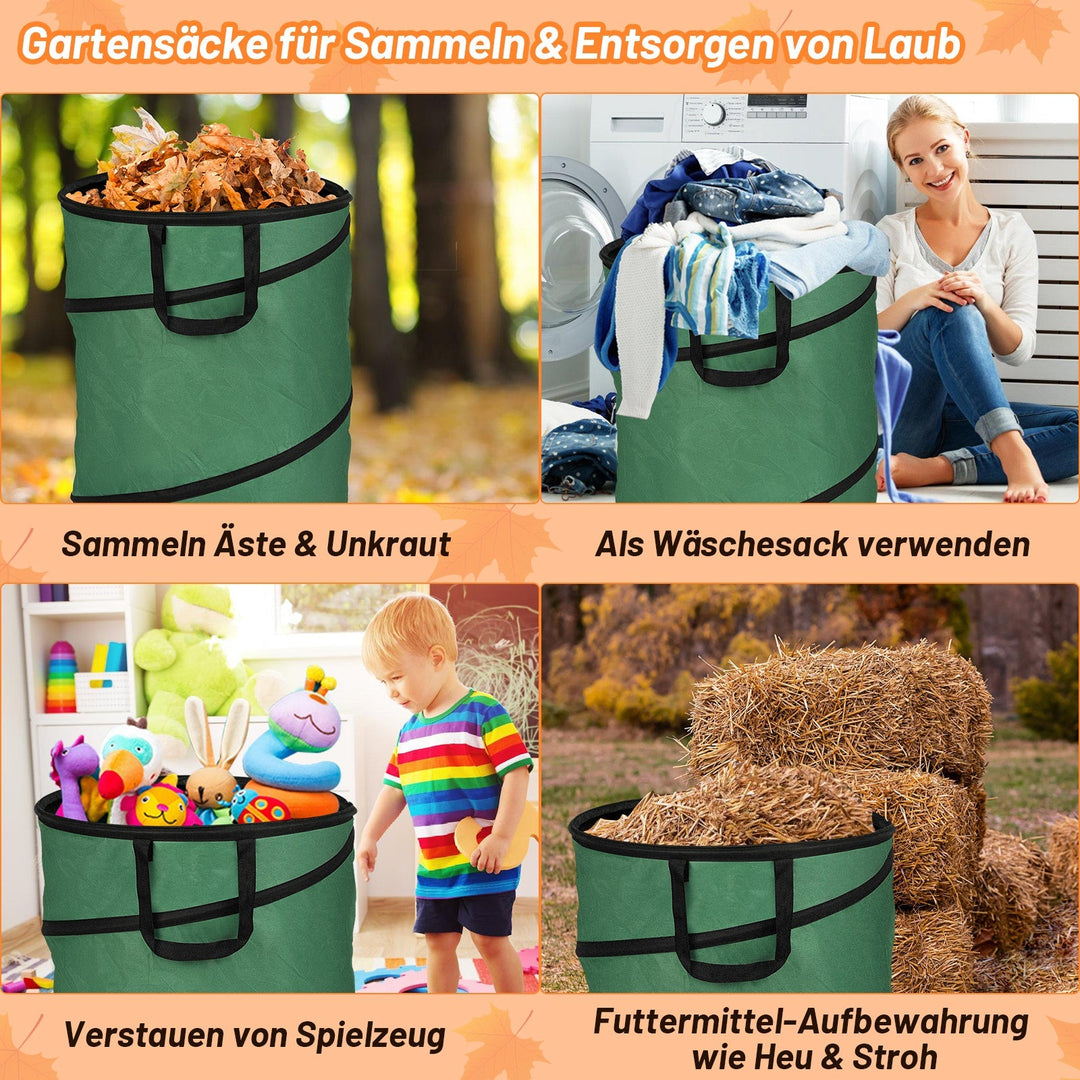 Gartensack Pop Up Garden Waste Bag 170L with Handles | Stornfield