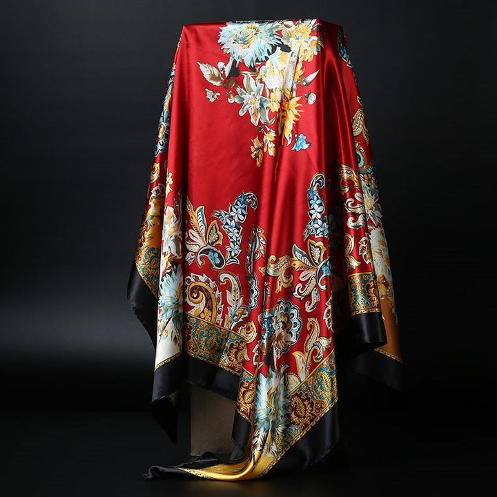 Stornfield | Large Square Scarf Silk ScarfSimulation Versatile Scarf Scarf