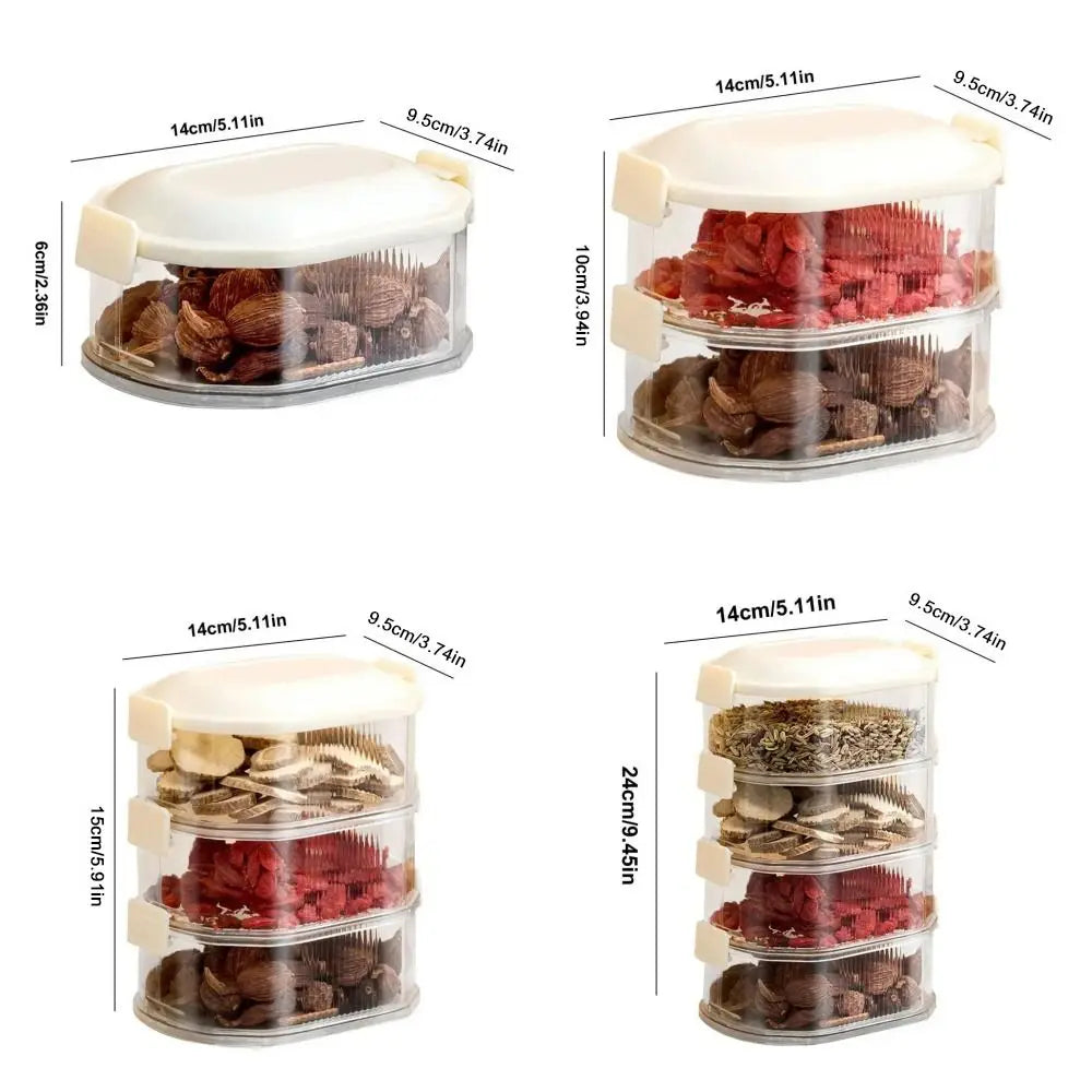 Spice box set stackable with lid | Stornfield