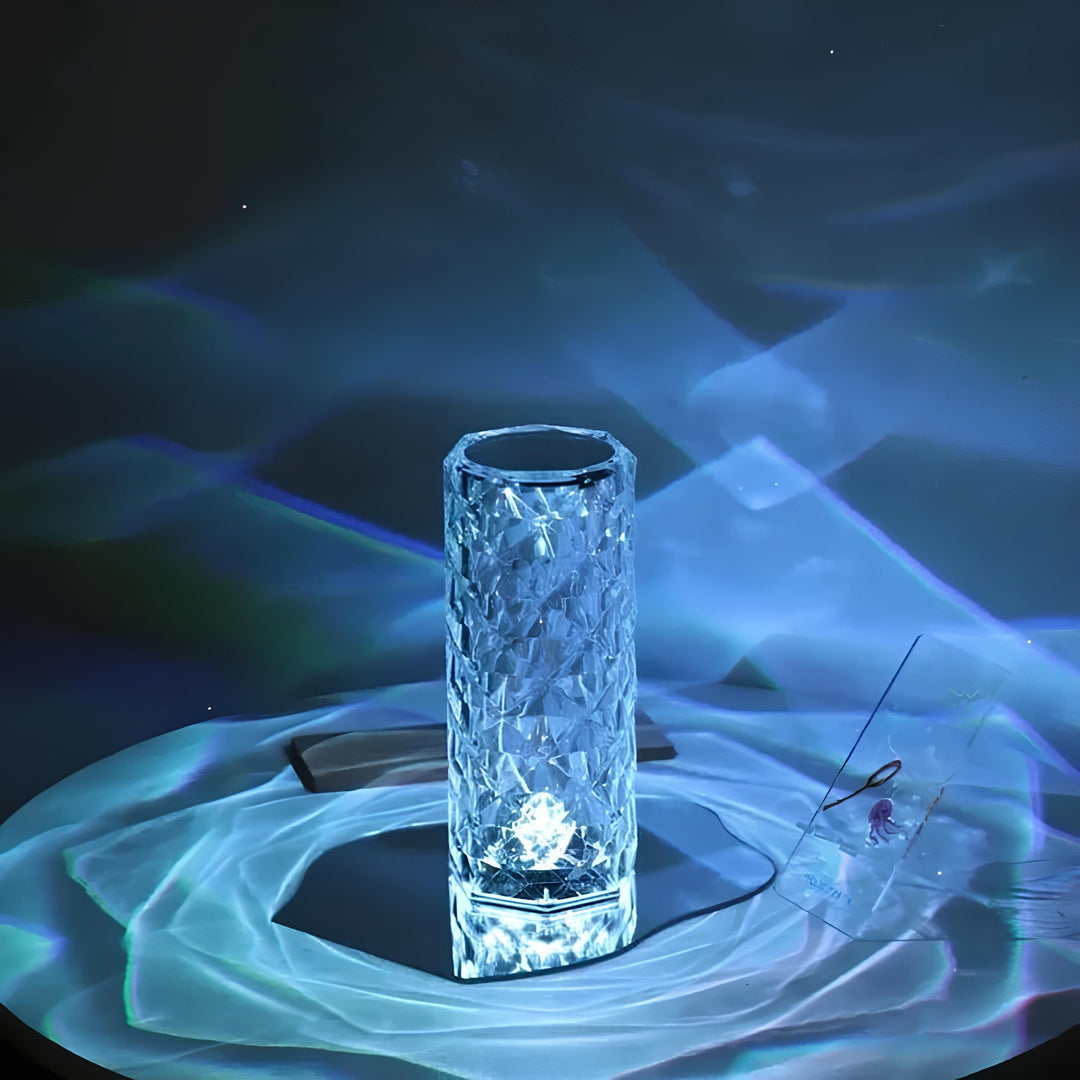 Crystal Table Lamp with Touch Control - Aurora | Stornfield
