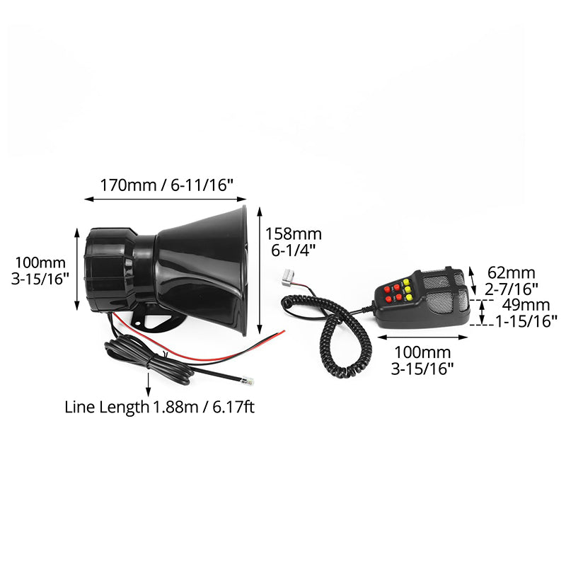 100W AlarmHornX — Turns your vehicle into an impregnable fortress full of protection and control | Stornfield