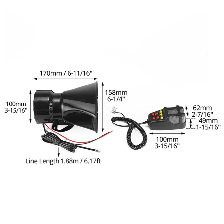 100W AlarmHornX — Turns your vehicle into an impregnable fortress full of protection and control | Stornfield