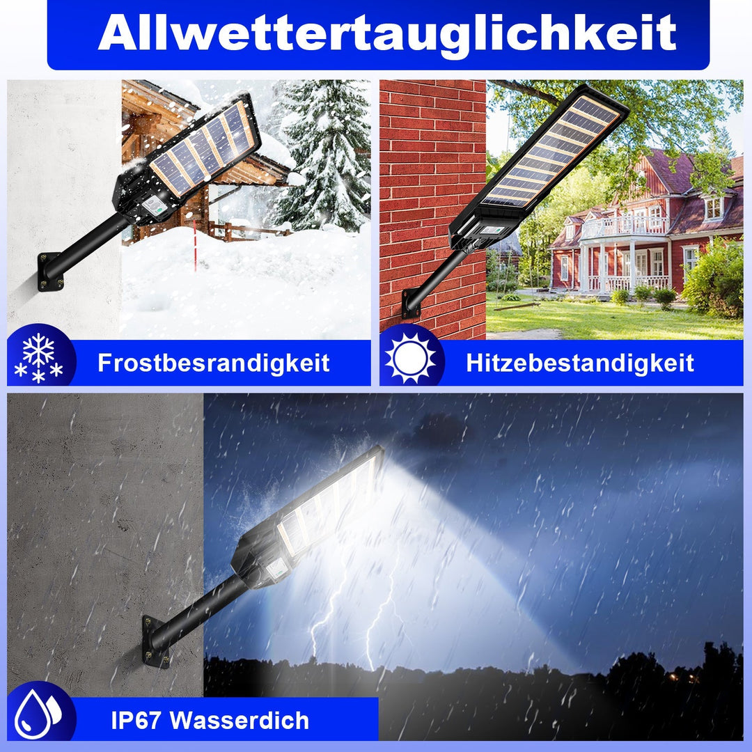 Solar lamp streetlight with motion sensor 300W/400W | Stornfield