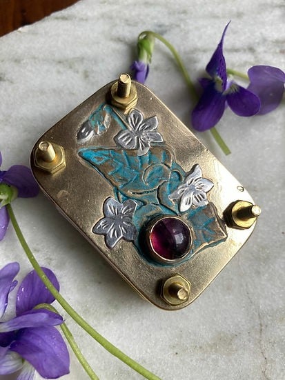 Stornfield | Mini Flower Press | Compact Botanical Keepsake Maker | Portable Craft Tool