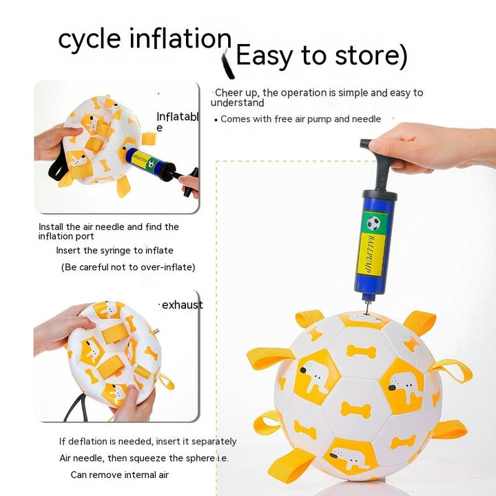 Interactive soccer toy for dogs | Stornfield