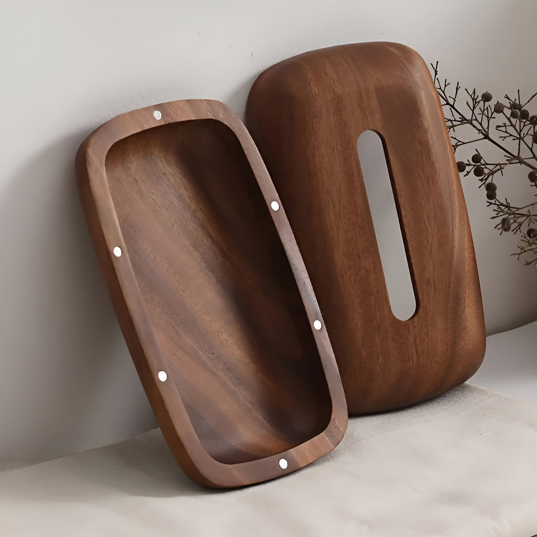 Tissue box made of walnut wood – Elegant and functional | Stylish home accessory | Stornfield