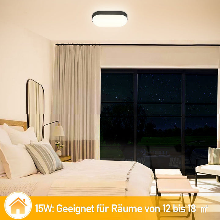 15W LED Moisture-Proof Light IP54 2 Pieces | Stornfield