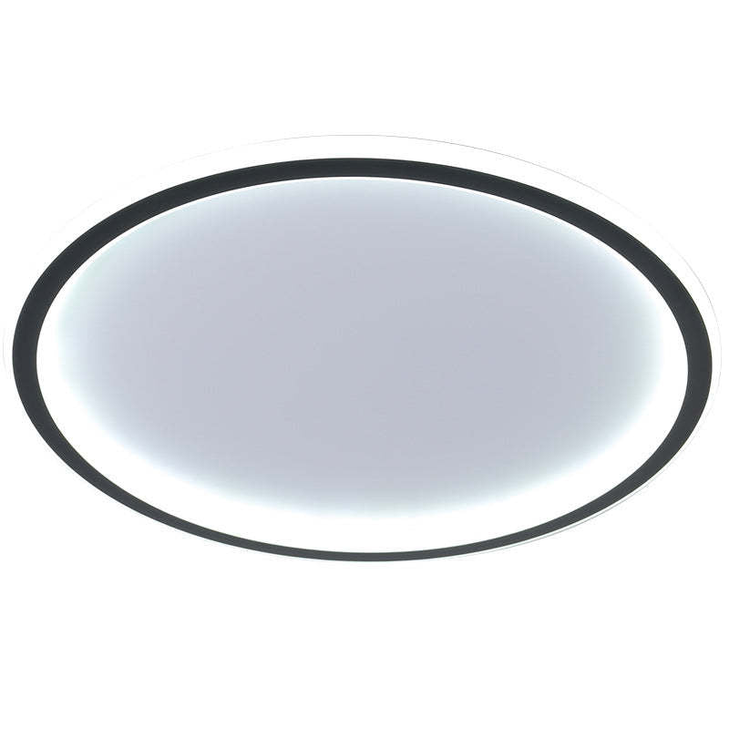 LunaNova - Modern LED Ceiling Light Metal/Acrylic for Living and Bedroom, Stornfieldack/White Design | Stornfield
