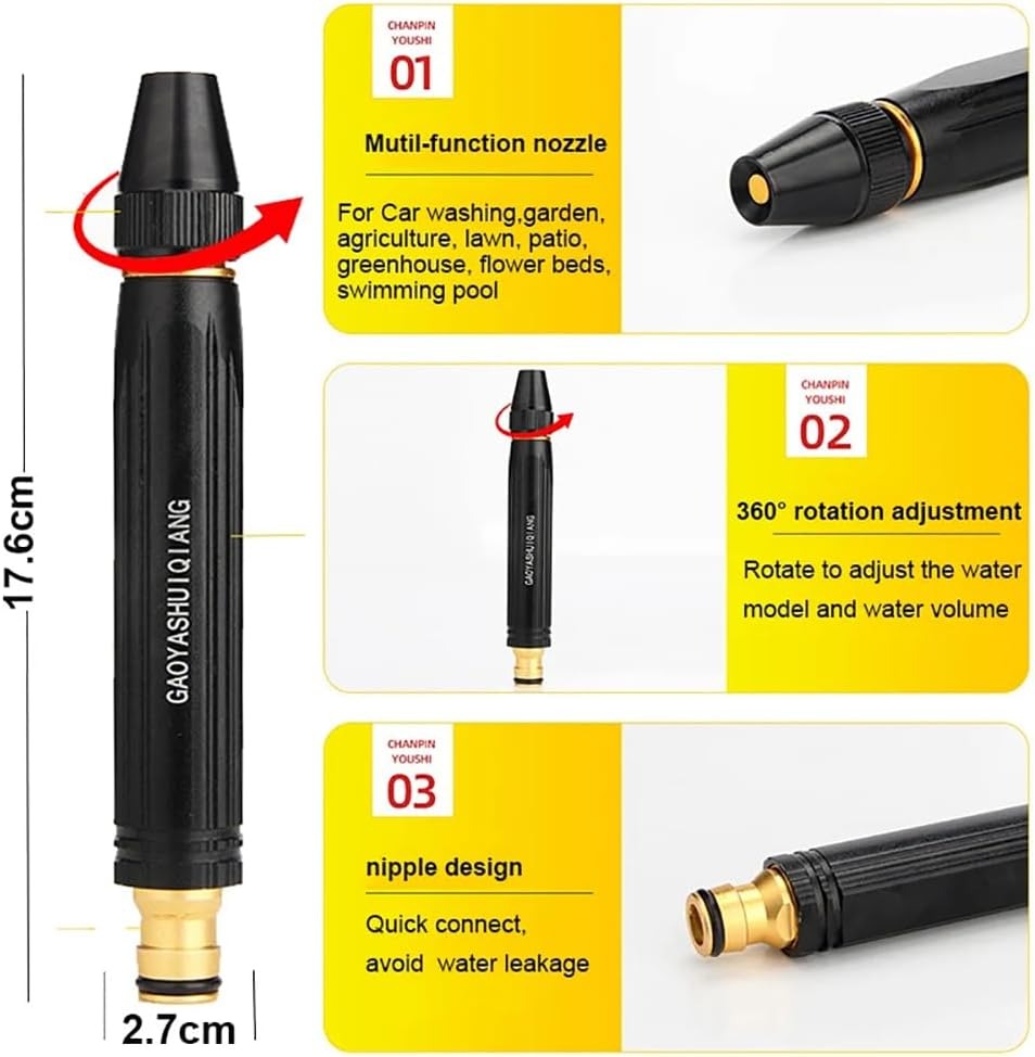 Garden Hose Power Nozzle — End dirt and shine in seconds like a pro! | Stornfield