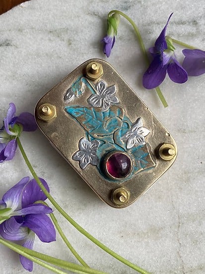 Stornfield | Mini Flower Press | Compact Botanical Keepsake Maker | Portable Craft Tool