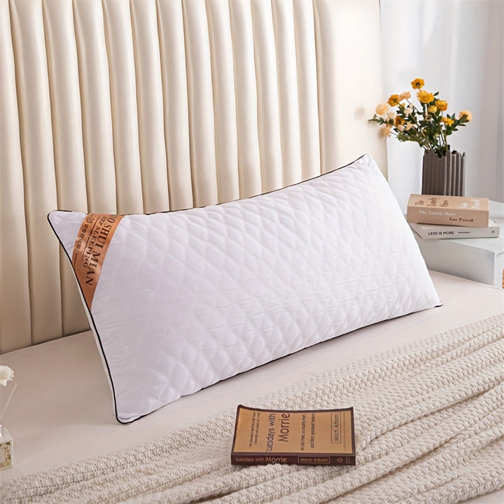 LuxurySoft - Extra Long Hypoallergenic Pillow for Back and Side Sleepers, Soft and BreathaStornfielde, Machine WashaStornfielde | Stornfield