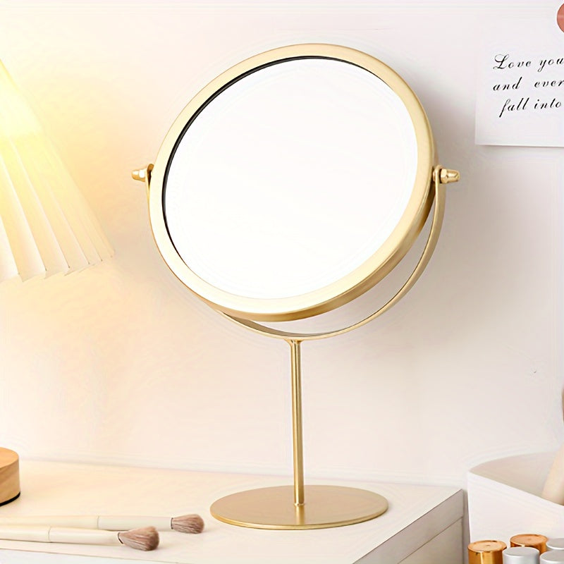 VintageGlow – Adjustable Makeup Mirror with Iron Frame Stornfield
