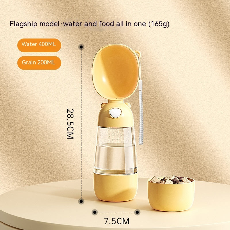 Portable dog food and water dispenser. | Stornfield